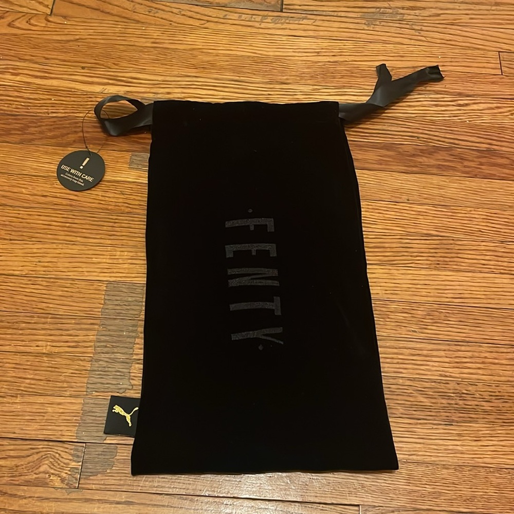 NWT Fenty X Puma velour drawstring dust bag